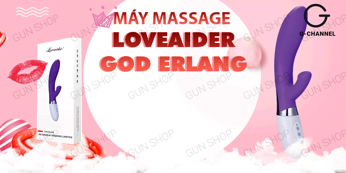 Dương Vật Giả Rung Đa Chế Độ Pin Sạc Loveaider God Erlang