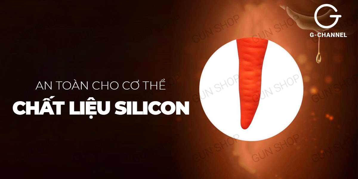 Dương vật giả rung đa chế độ Wistone Carrot siêu thực giá tốt