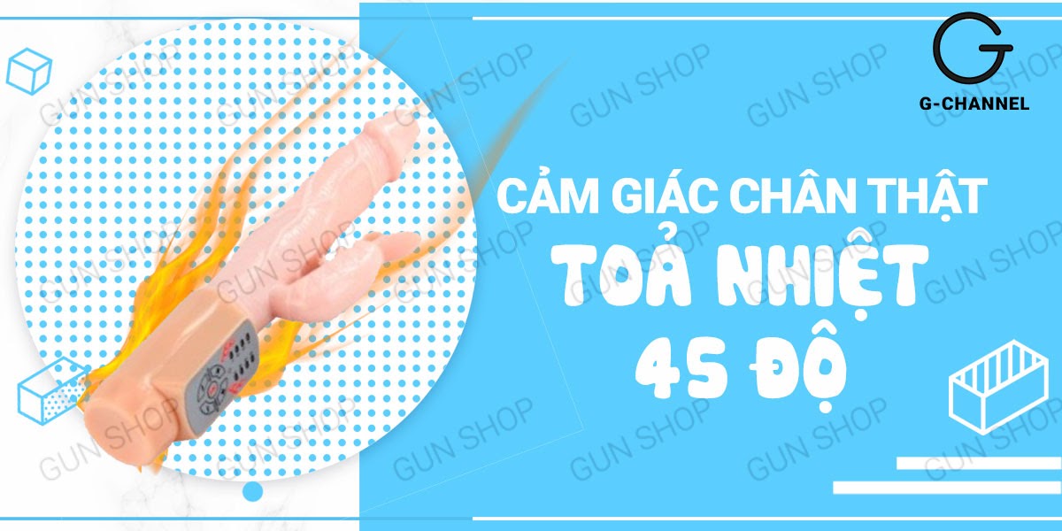 Dương vật giả Baile phát nhiệt 45°C kích thích lâu dài