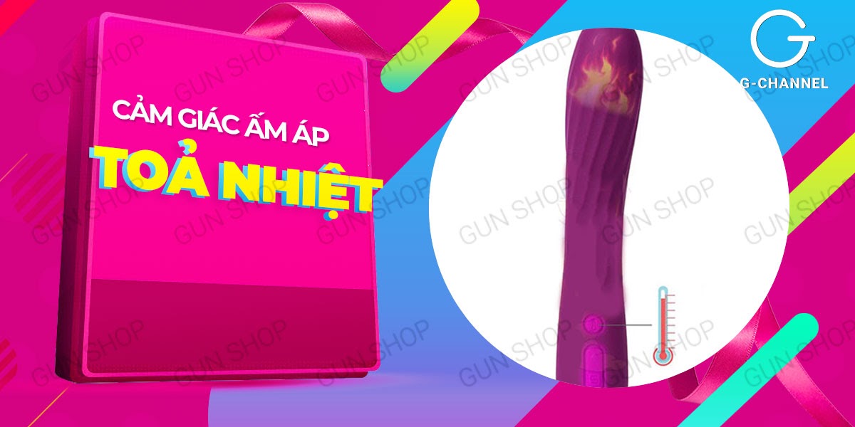 Dương Vật Giả Svakom Angel Rung Kép Sưởi Ấm Kích Thích Mạnh Mẽ