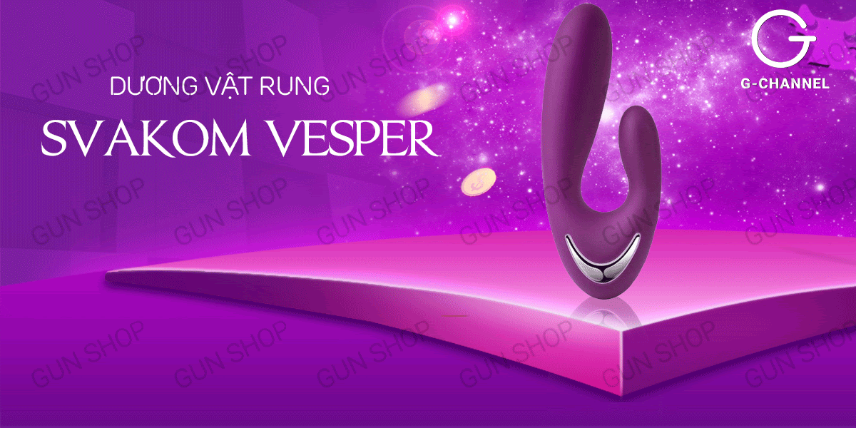 Dương Vật Rung Phát Nhiệt Sưởi Ấm - Svakom Vesper Đa Chế Độ
