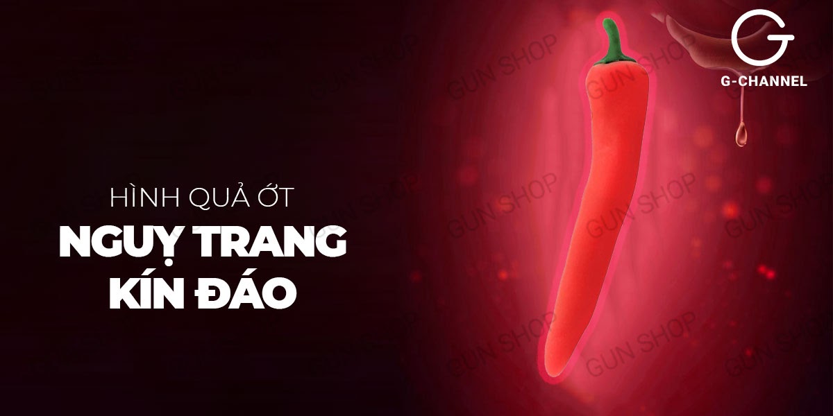 Máy rung dương vật giả Wistone Pepper – Đa chế độ, sạc tiện lợi