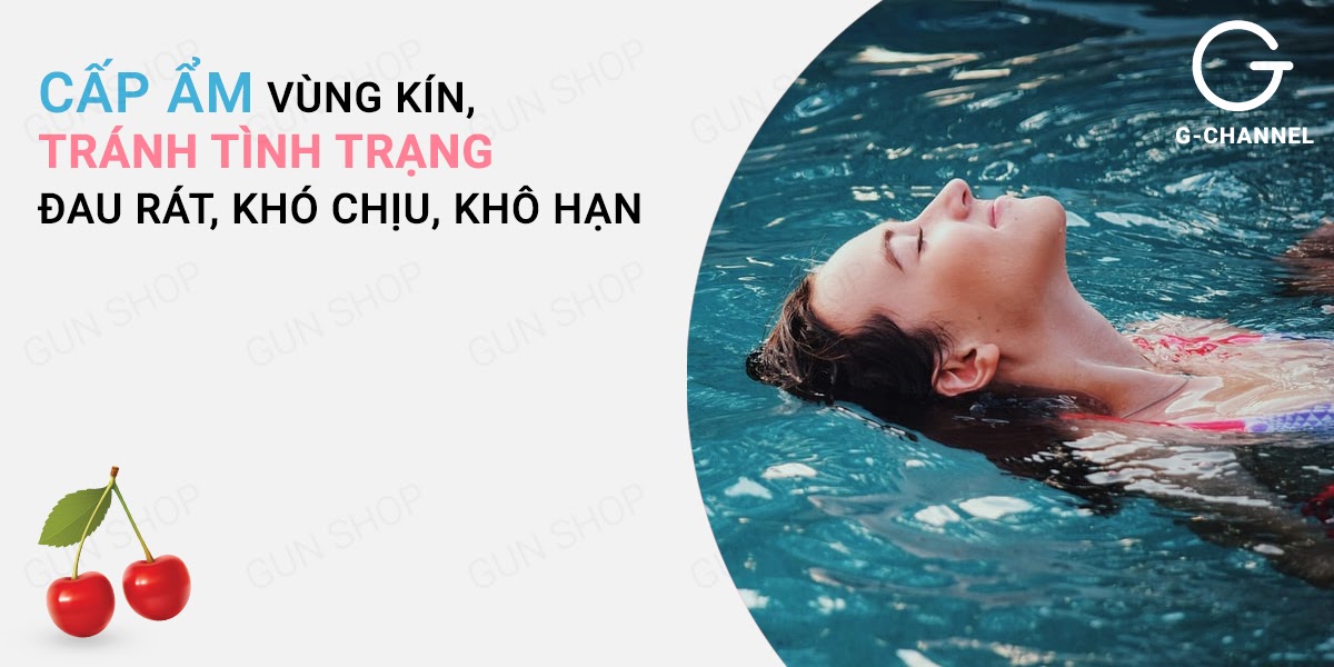 Gel Bôi Trơn Hot Kiss 100ml Hương Chery Cao Cấp Tăng Khoái Cảm