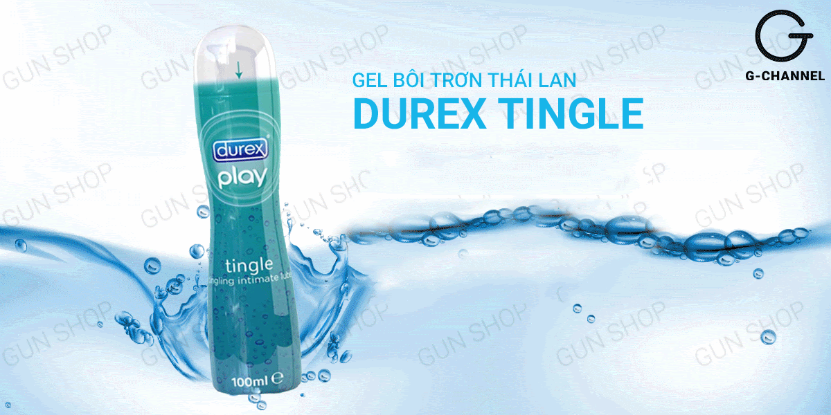 Gel bôi trơn Durex Tingle mát lạnh tăng khoái cảm chai 100ml