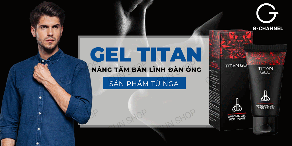 Gel Titan 50ml Tăng Kích Thích Dương Vật An Toàn Hiệu Quả