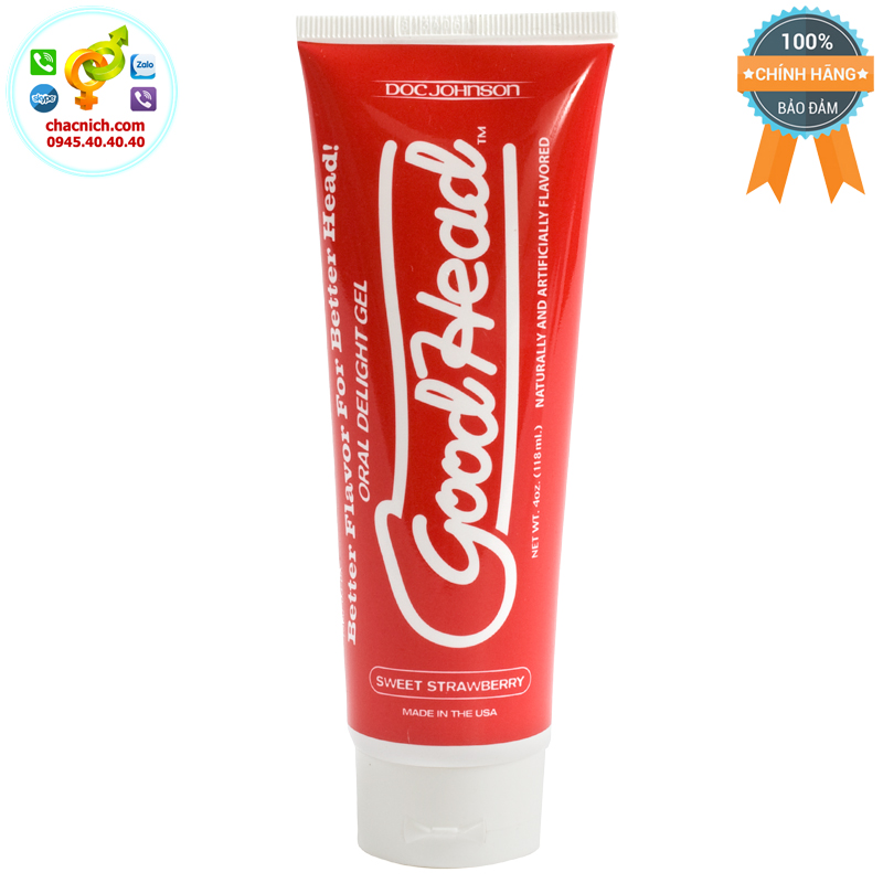 Gel Oral Sex GoodHead Hương Dâu Ngọt Mát Kích Thích Tự Nhiên