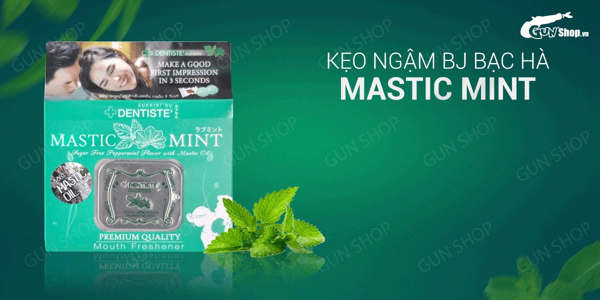 Sỉ Kẹo ngậm BJ phòng the hương bạc hà - kẹo tình yêu Mastic Mint kẹo đổi gió tăng hưng phấn  tốt nhất