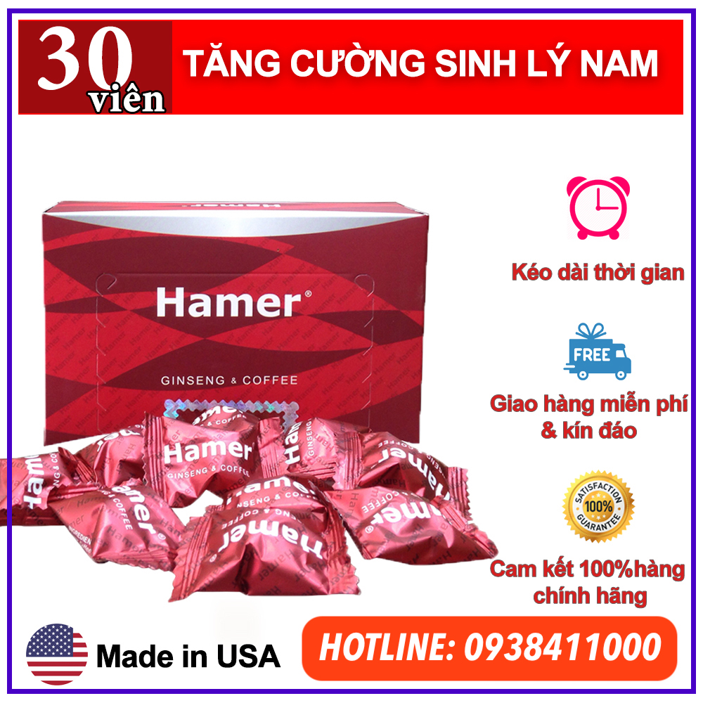 Mua Kẹo sâm Hamer USA thuốc cường dương kéo dài thời gian ông ngậm bà khen loại tốt
