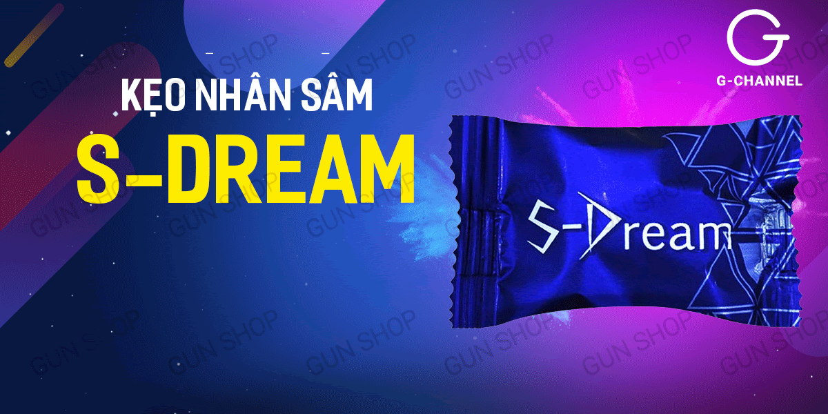 Kẹo nhân sâm S-Dream tăng cường sinh lực sức khỏe tốt hơn