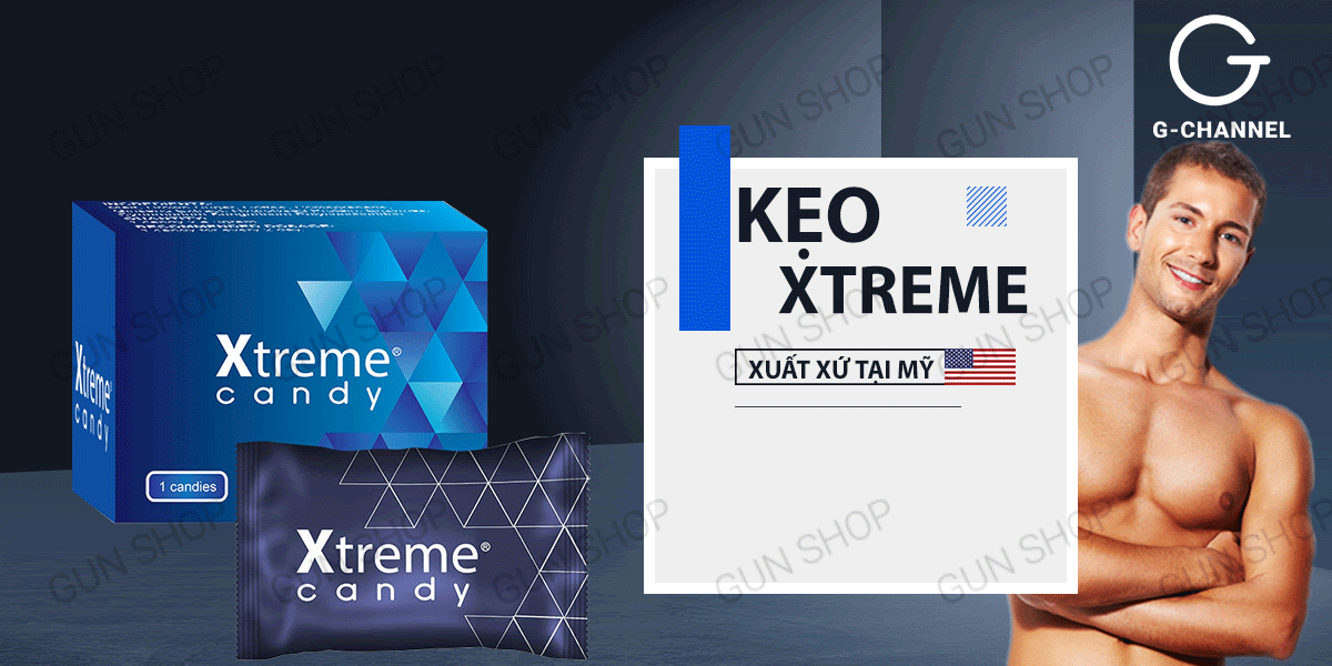 Kẹo Nhân Sâm Xtreme Tăng Sinh Lý Mạnh Mẽ Viên 1 Hộp