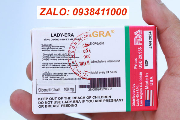 Lady Era 50mg Pfizer Mỹ viên kích thích nữ chính hãng tăng ham muốn