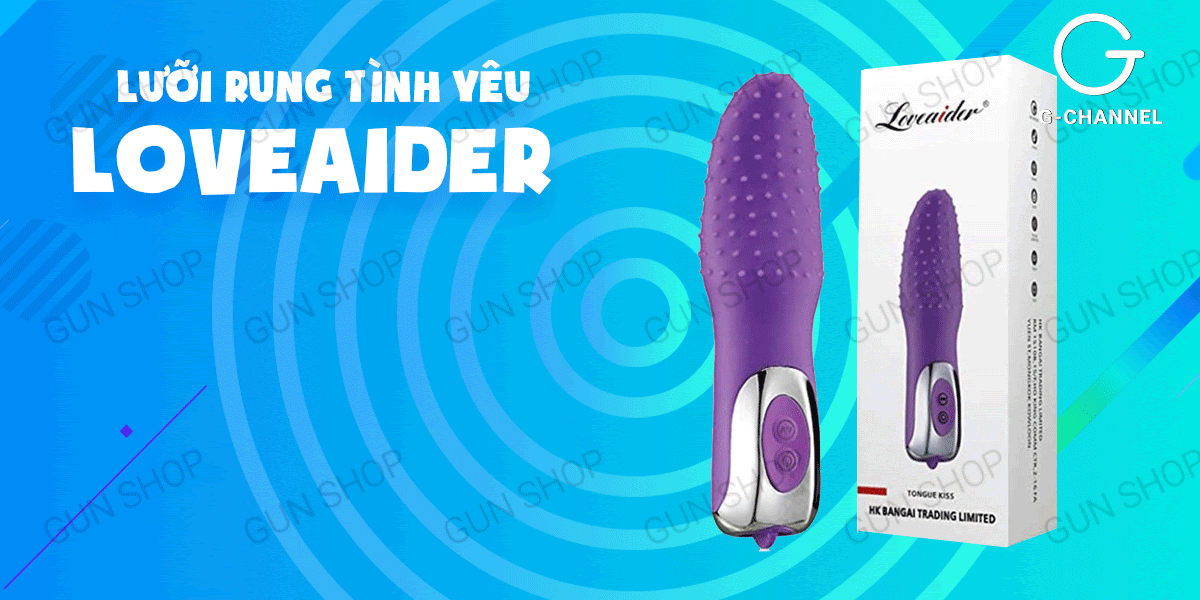 Lưỡi rung đa năng tăng hưng phấn pin sạc - Loveaider chính hãng