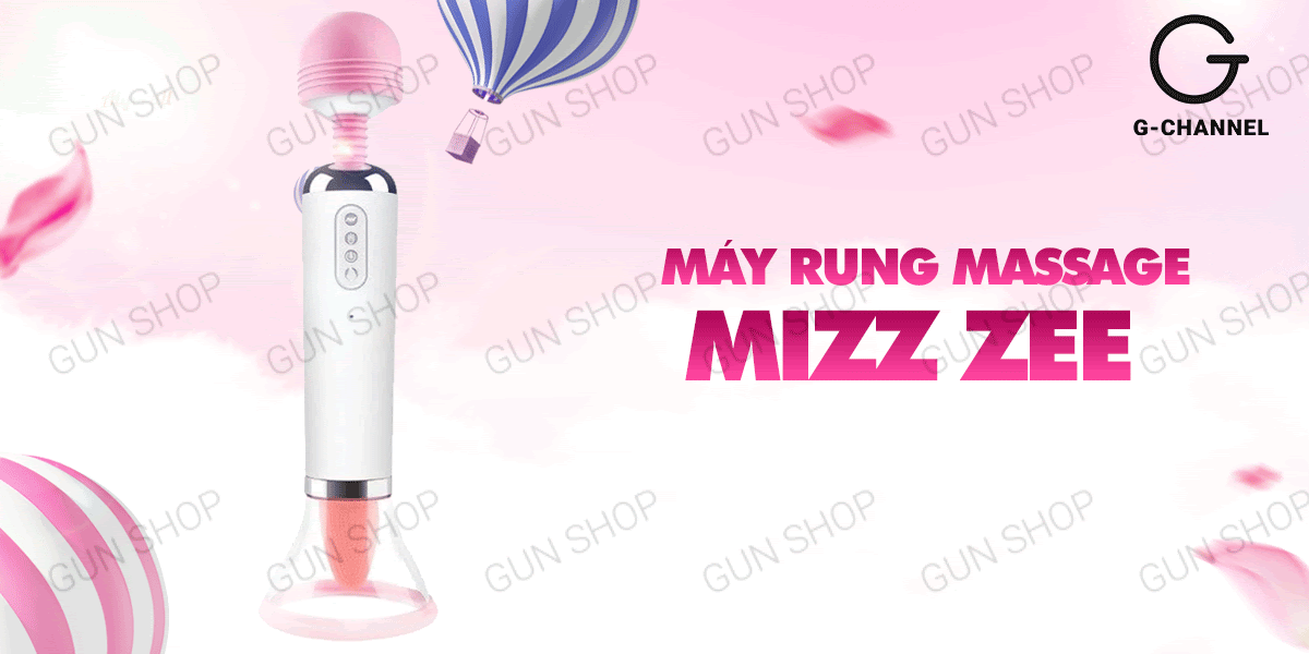 Máy rung Mizz Zee liếm âm đạo, kích thích sướng mê, bán chạy