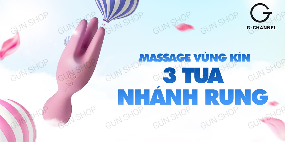 Máy Rung Massage 2 Đầu Svakom Nymph Mạnh Mẽ Sạc Điện - Giảm Đau