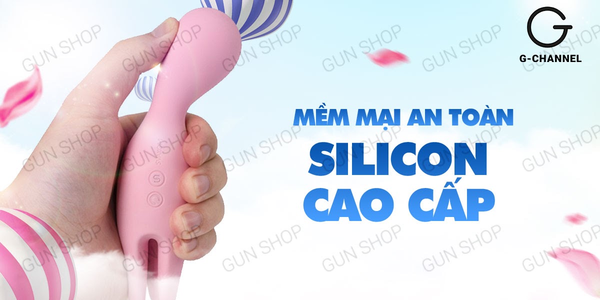 Máy Rung Massage 2 Đầu Svakom Nymph Mạnh Mẽ Sạc Điện - Giảm Đau