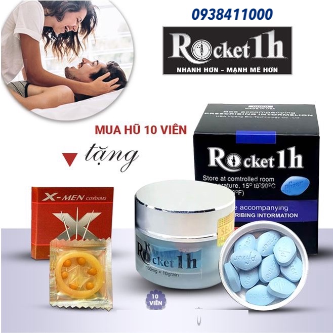 Rocket 1h Mỹ chính hãng hàng đầu tăng cường sinh lý nam giới bền lâu