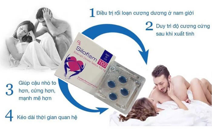 Siloflam 100 trị xuất tinh sớm kéo dài cuộc yêu cường dương nam giới