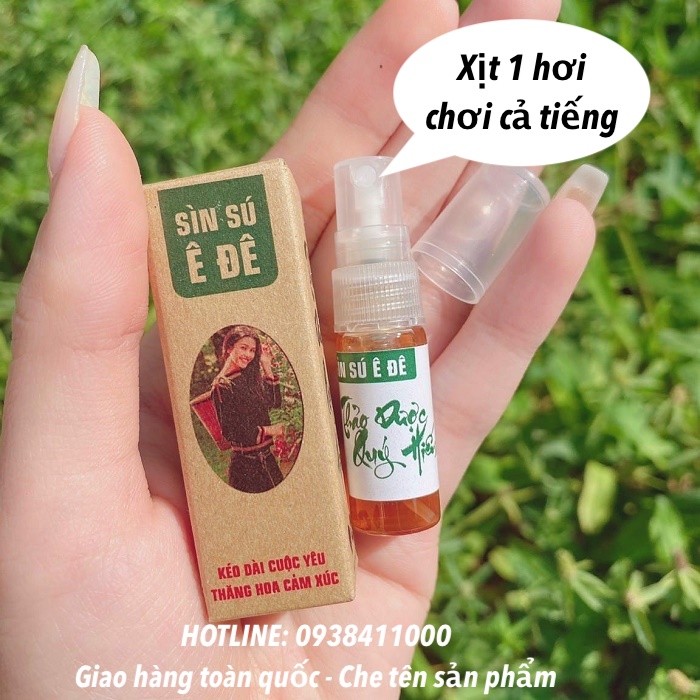 Đánh giá Sìn sú dân tộc Ê Đê chính hãng dạng xịt kéo dài thời gian quan hệ chai nhỏ 5ml  nhập khẩu