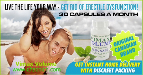 Vimax Volume Pills thảo dược tăng sinh lý nam cực tốt, kích thước cải thiện nhanh