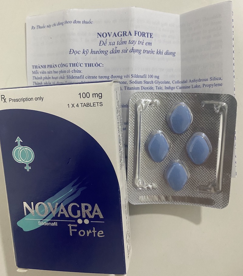 So sánh Thuốc Novagra Forte 100mg cương dương Ấn Độ chống xuất tinh sớm tăng sinh lý  tốt nhất