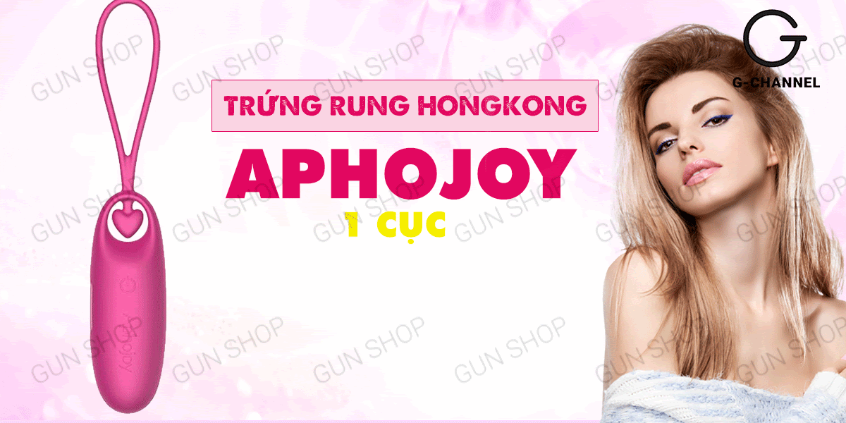 Trứng rung không dây sạc điện Aphojoy cao cấp, siêu thú vị