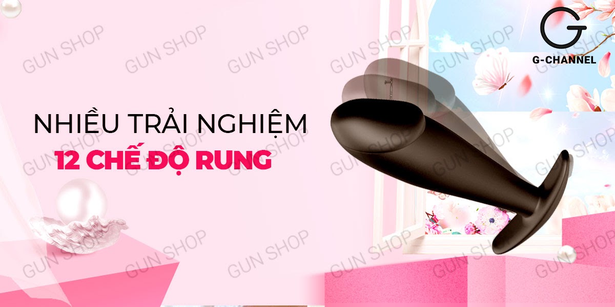 Rung Hậu Môn Pin Mạnh Chống Nước Pretty Love Trứng Kích Thích