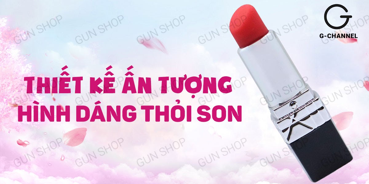 Nhập sỉ Trứng rung hình thỏi son nhiều chế độ rung nhỏ gọn sạc điện  hàng xách tay