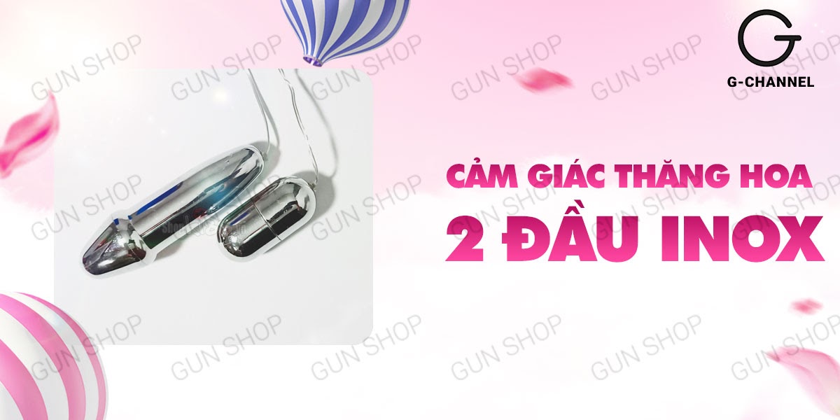 Trứng Rung 2 Đầu Inox Cao Cấp Baile Double Bullets Cực Phê