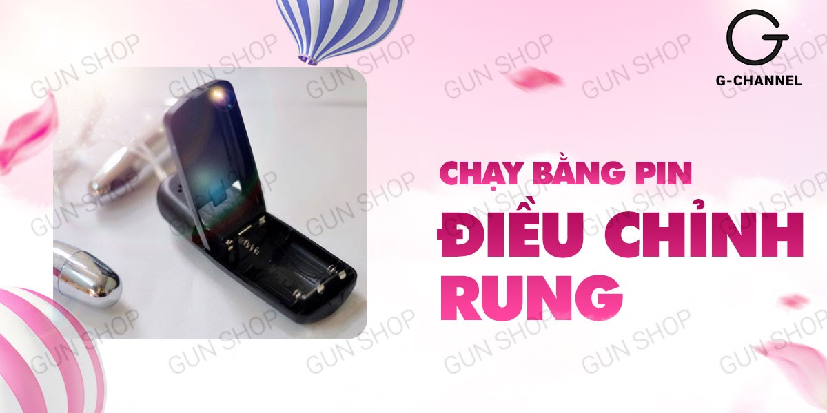 Trứng Rung 2 Đầu Inox Cao Cấp Baile Double Bullets Cực Phê