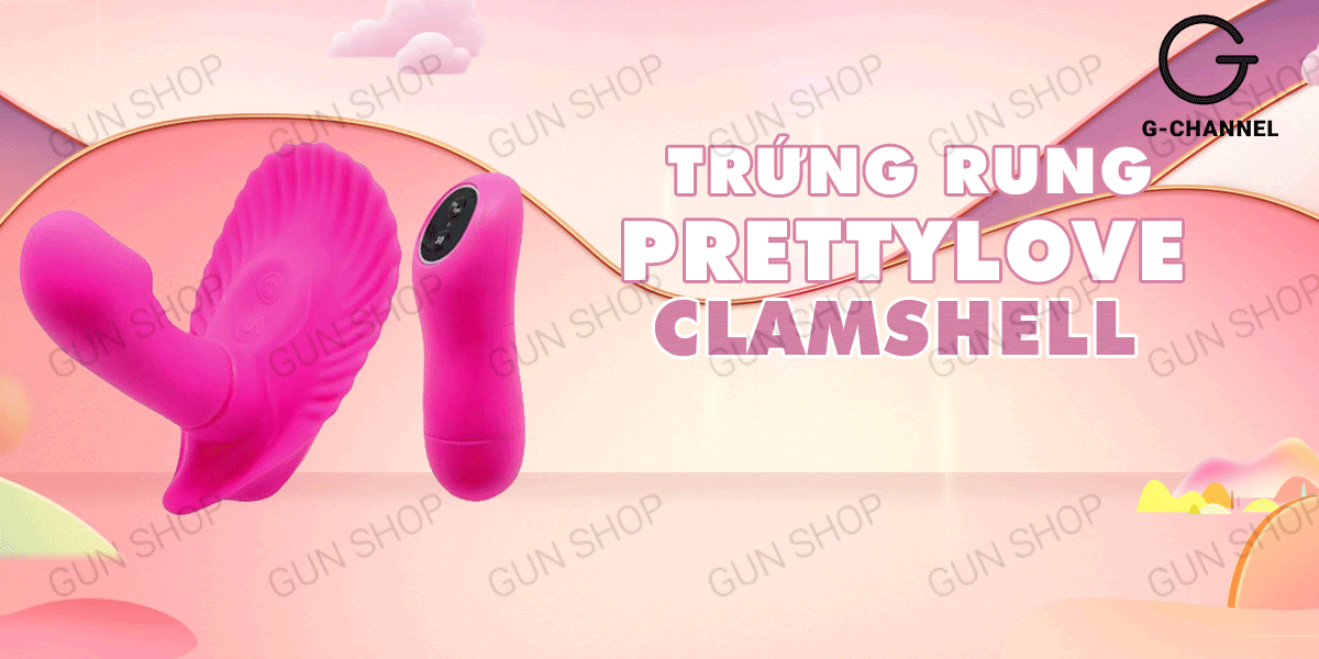 Trứng rung điều khiển remote nhiều chế độ siêu hút khách Pretty Love