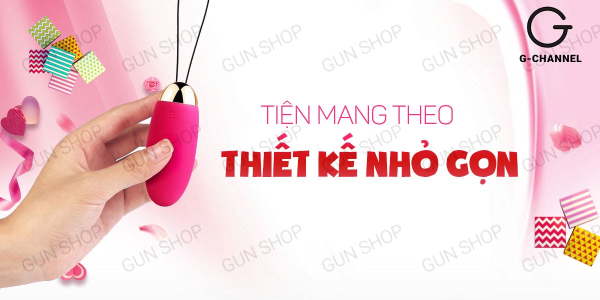 Trứng Rung Điều Khiển Xa Đa Chế Độ Rung Mạnh Sạc USB Svacom Elva