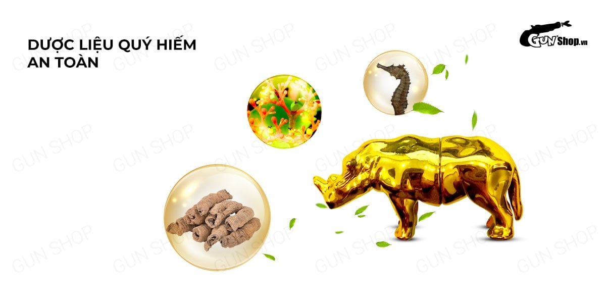 Đại lý Viên uống phục hồi sinh lý kéo dài thời gian Powergra For Men Rino - Vỉ 1 viên  hàng mới về