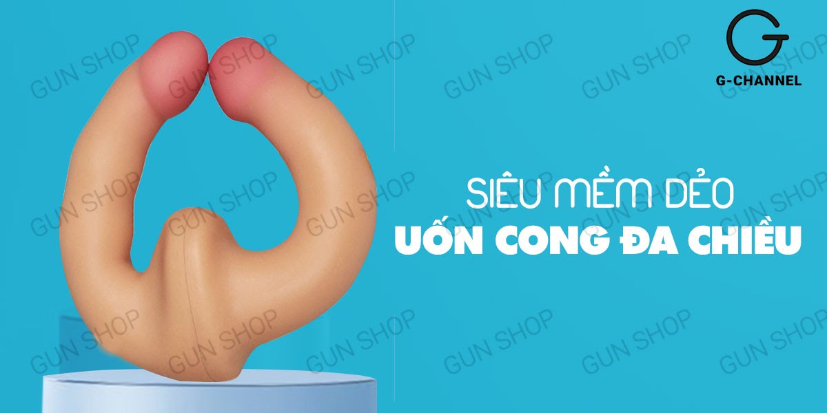 Lovetoy Holy Dong dương vật giả 2 đầu mềm mại đa năng