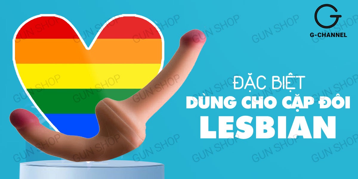 Lovetoy Holy Dong dương vật giả 2 đầu mềm mại đa năng