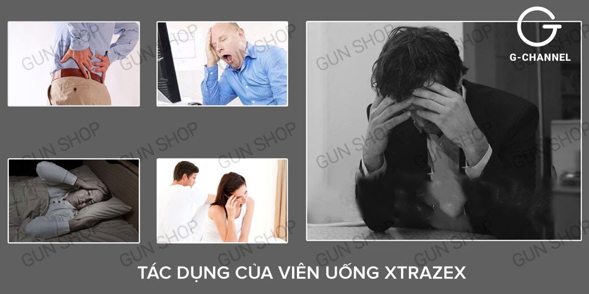 Viên Sủi Xtrazex Tăng Cường Sinh Lý Nam - Hộp 10 Viên
