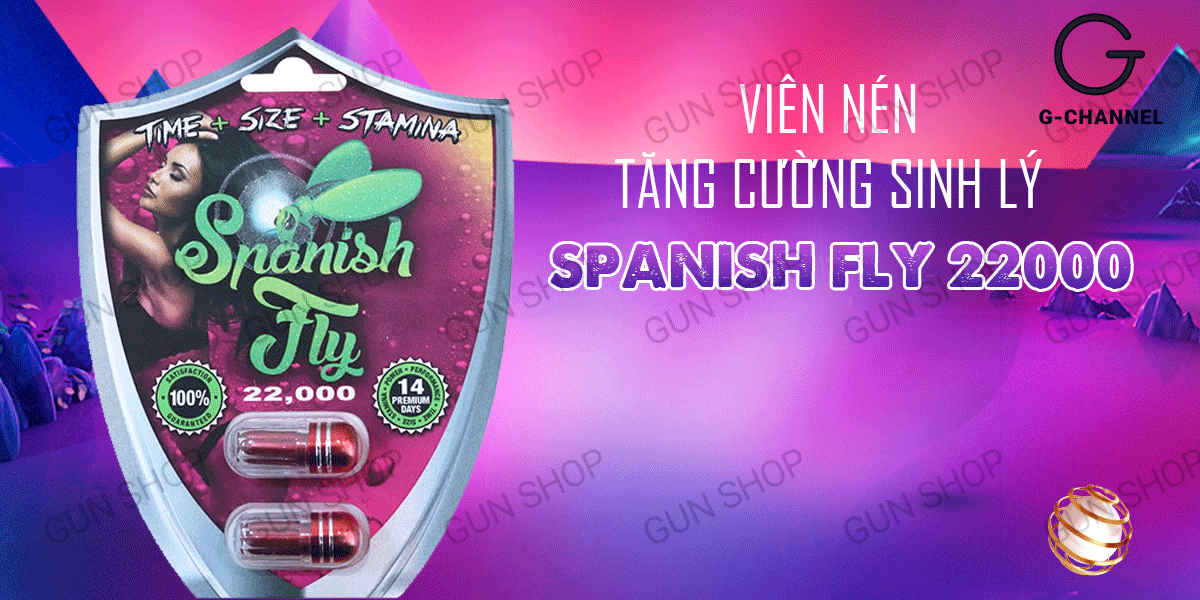 Spanish Fly 22000 Vỉ 2 Viên Tăng Cường Sinh Lý Nam Giới Mạnh Mẽ