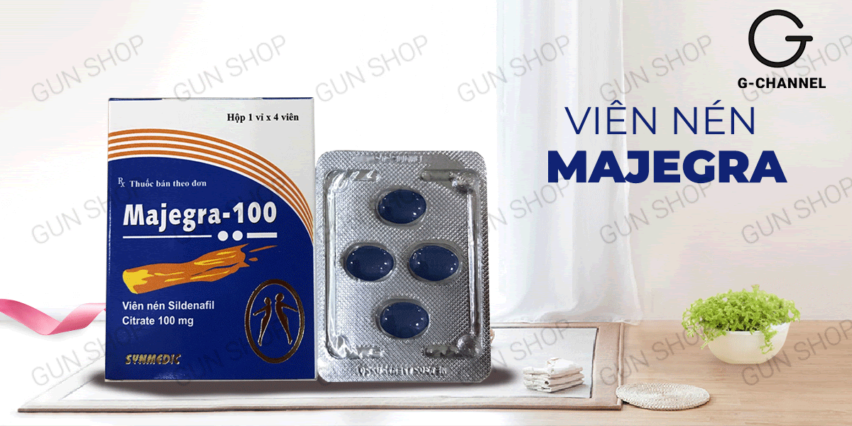 Majegra Hộp 4 Viên Tăng Cường Sinh Lý Nam Giới Hiệu Quả