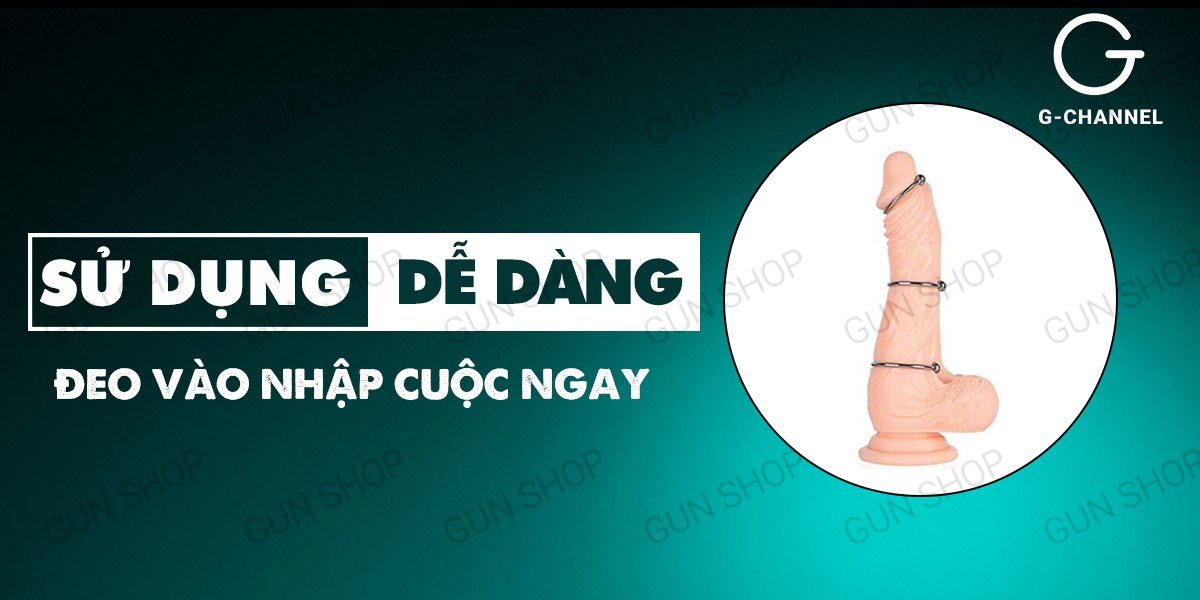 Vòng Khoen Bi Inox Đeo Dương Vật Tăng Khoái Cảm Chống Xuất Tinh Sớm