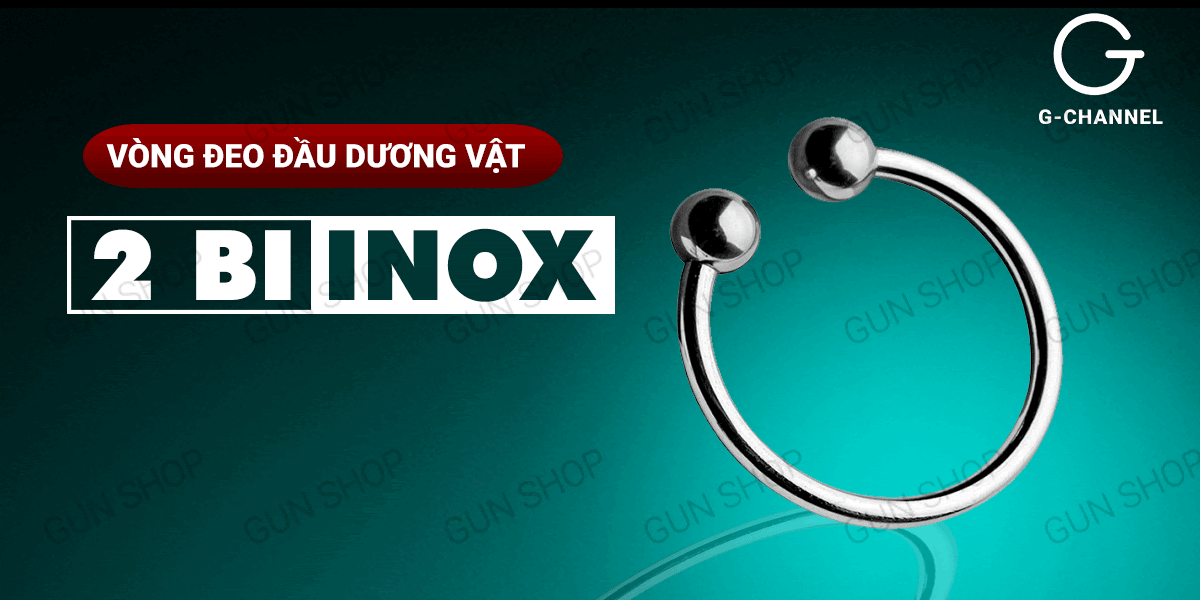 Vòng Khoen Bi Inox Đeo Dương Vật Tăng Khoái Cảm Chống Xuất Tinh Sớm