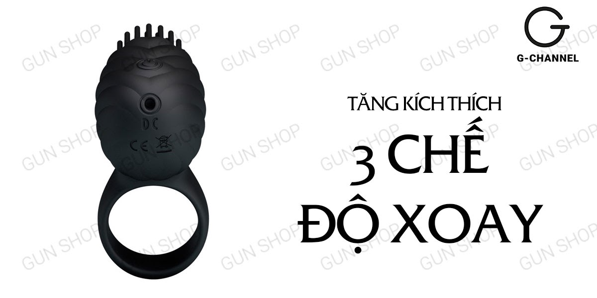 Vòng rung Pretty Love Hedda sạc điện 3 chế độ kích thích mạnh