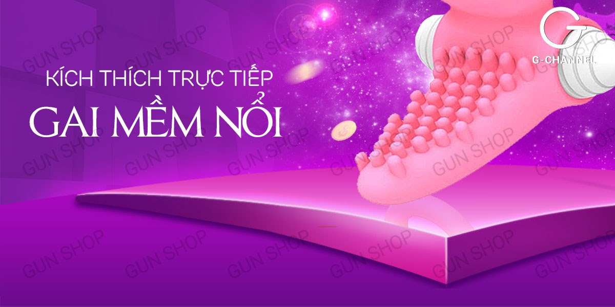Vòng Rung Gai Nổi Aichao Rung Mạnh Khoái Cảm Gấp Đôi Pin Lâu