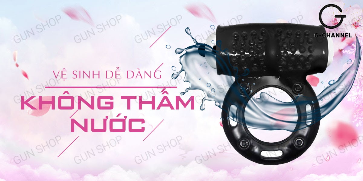 Vòng Rung Tăng Khoái Cảm 10 Chế Độ Rung Pin Sạc Baile Power Ring