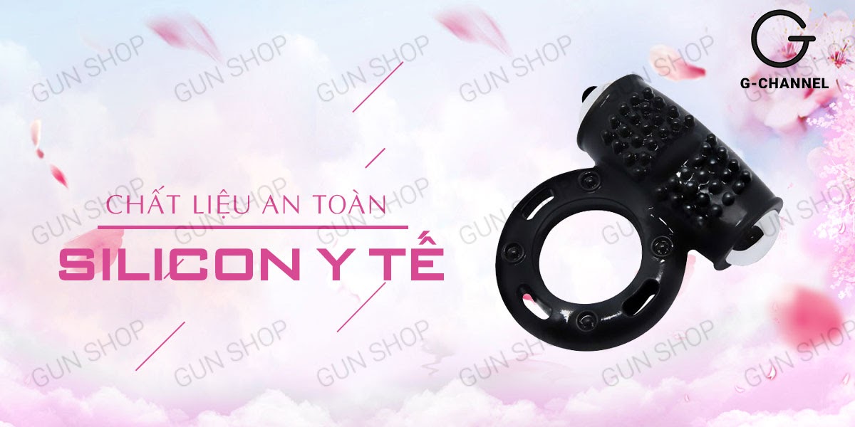 Vòng Rung Tăng Khoái Cảm 10 Chế Độ Rung Pin Sạc Baile Power Ring