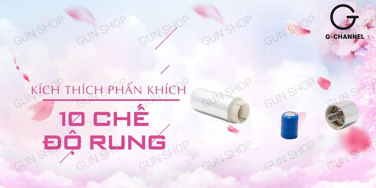 Vòng Rung Tăng Khoái Cảm 10 Chế Độ Rung Pin Sạc Baile Power Ring