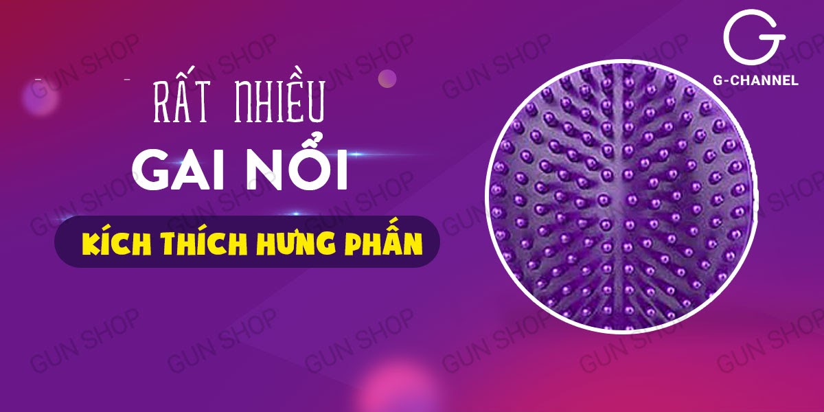 Giá sỉ Vòng rung tăng khoái cảm rung mạnh gai nổi lớn sạc điện - Vibrating PleaSure  loại tốt