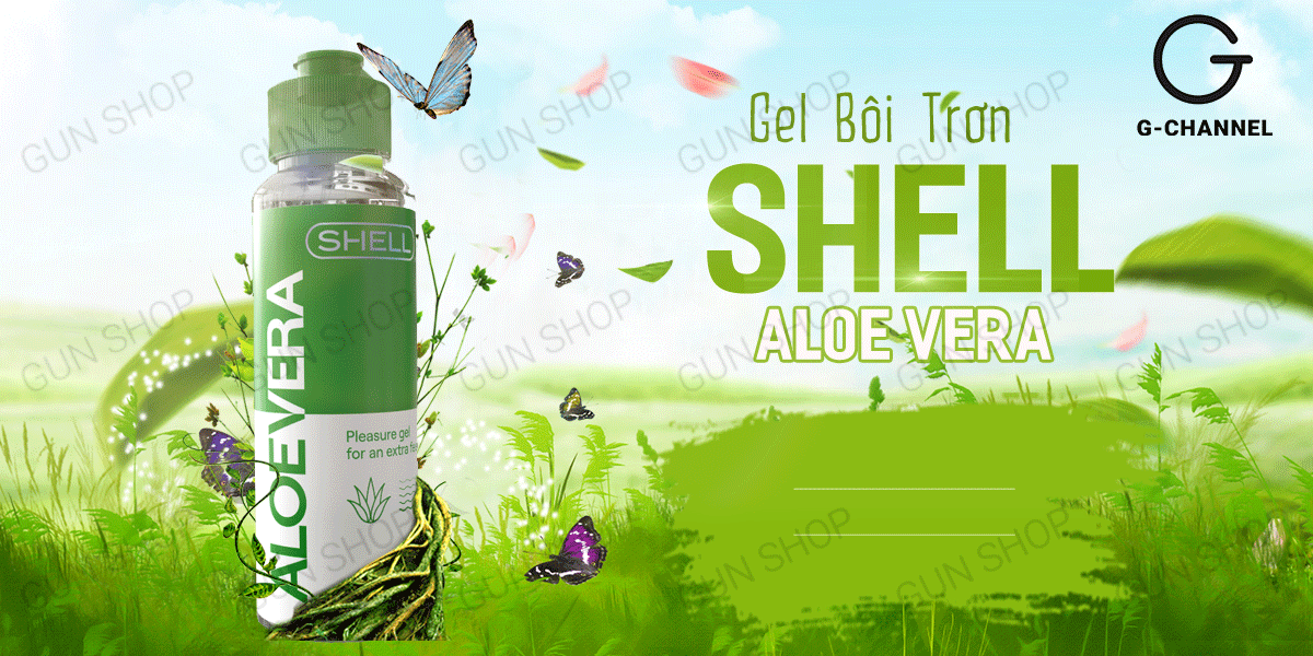  Phân phối Gel bôi trơn tinh chất lô hội - Shell Aloe Vera - Chai 100ml nhập khẩu