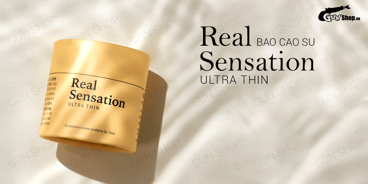  Phân phối Bao cao su Real Sensation Ultra Thin - Siêu mỏng - Hộp 12 cái giá sỉ