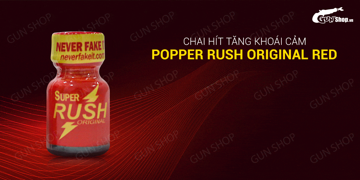 Cung cấp Popper Super Rush Original Red 10ml chính hãng Mỹ USA PWD nhập khẩu