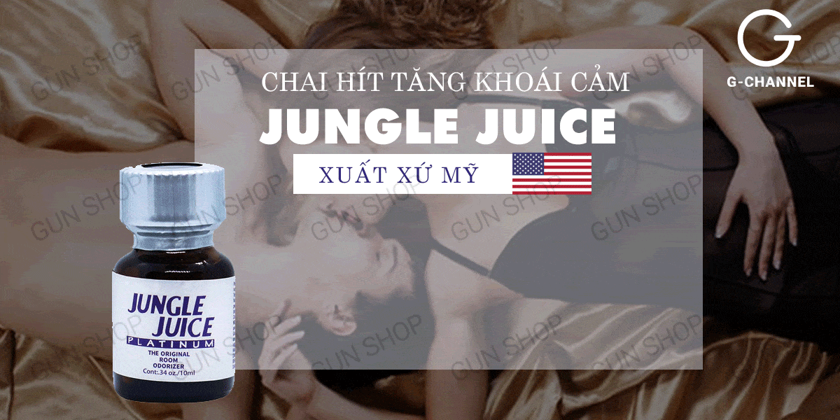  Đại lý Chai hít tăng khoái cảm Popper Jungle Juice Platinum - Chai 10ml giá sỉ