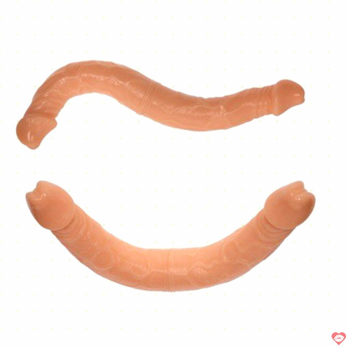 Dương vật giả 2 đầu siêu mềm dẻo uốn cong đa chiều Baile Double Dong 14